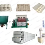 Egg carton production line