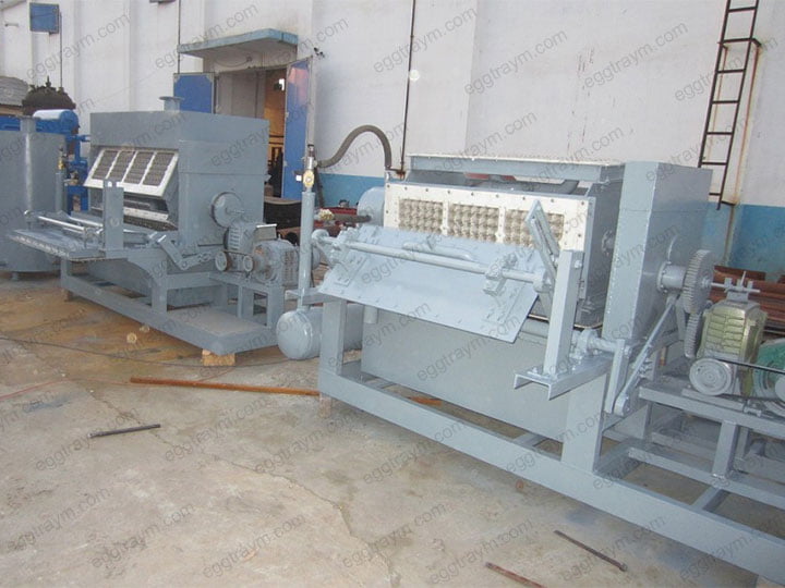 Egg carton making machine