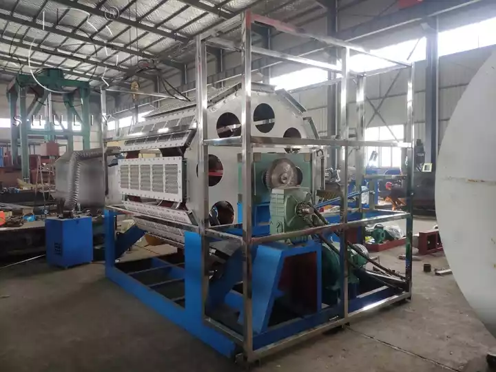 large egg box making machine