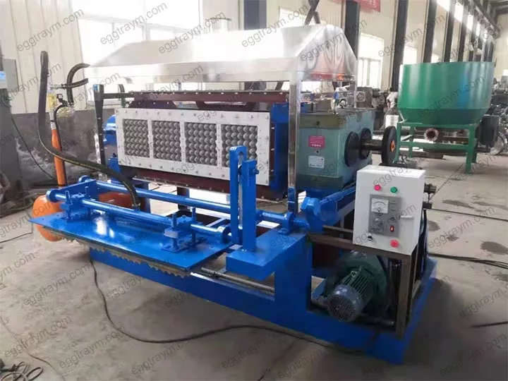 Exported automatic paper egg tray machine to Uzbekistan