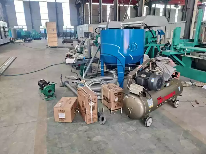 recycled paper packaging machine