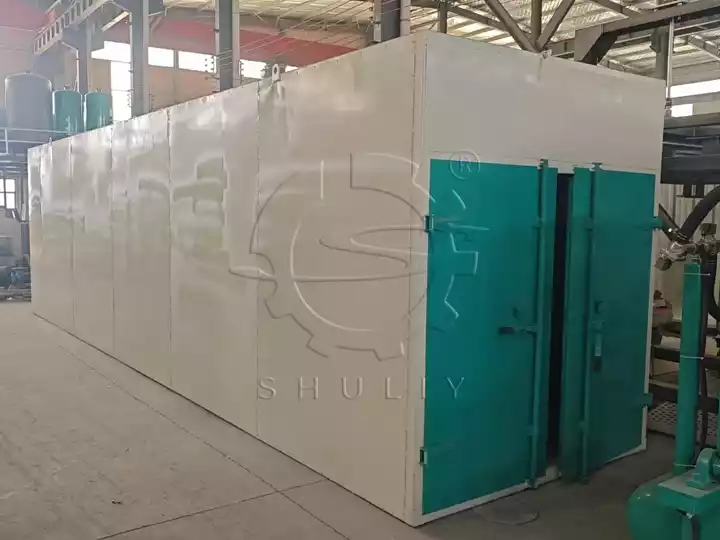 Kyrgyzstan Introduces Pulp Egg Tray Line To Improve Production Automation 1 Continuous egg tray dryer
