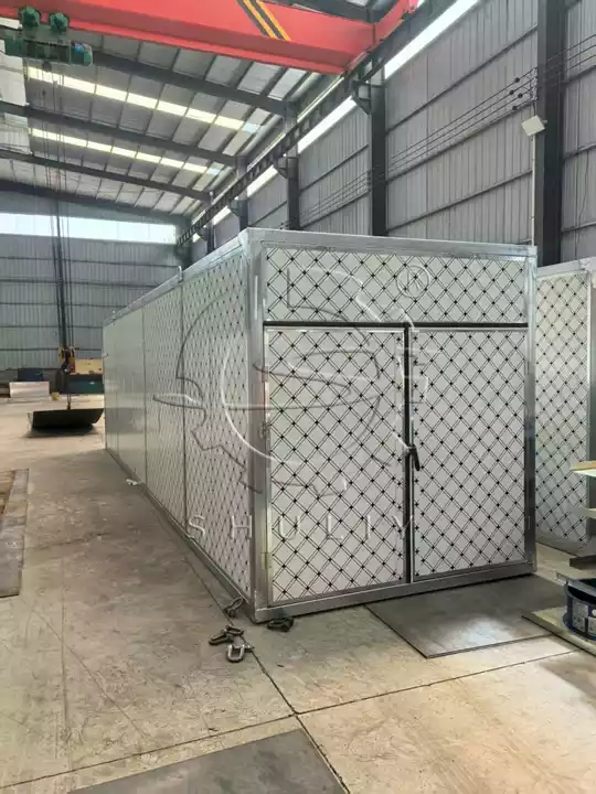 Drying Room Shipped To Cameroon For Egg Tray Production Process Upgrade 1 Box-type dryer