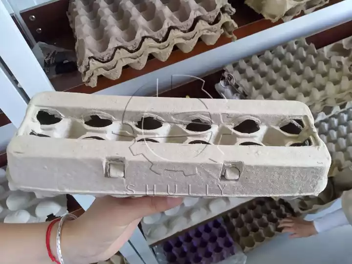 How Much Does It Cost To Set Up An Egg Tray Production Line? 2 Different types of paper tray finished products