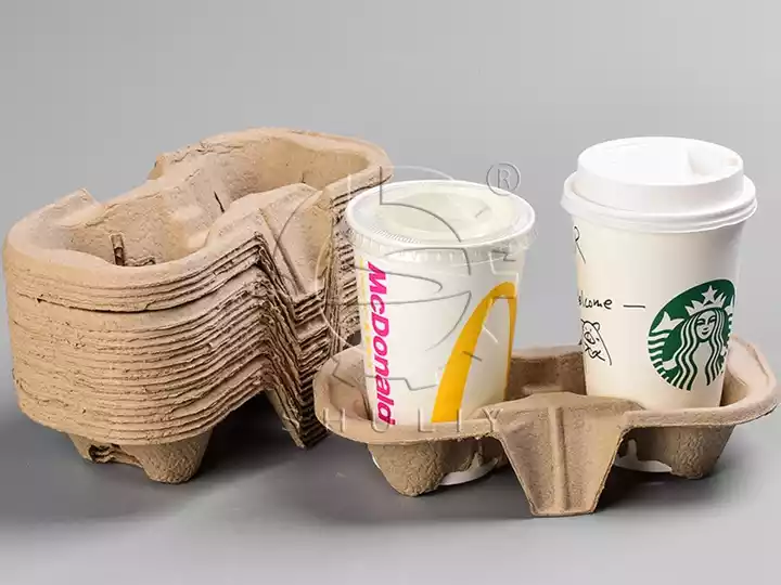 Bandeja de papel para café