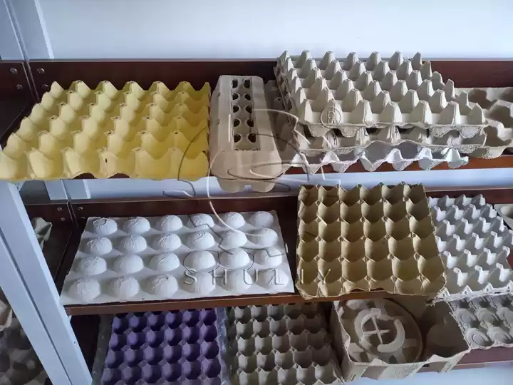 Various egg tray production