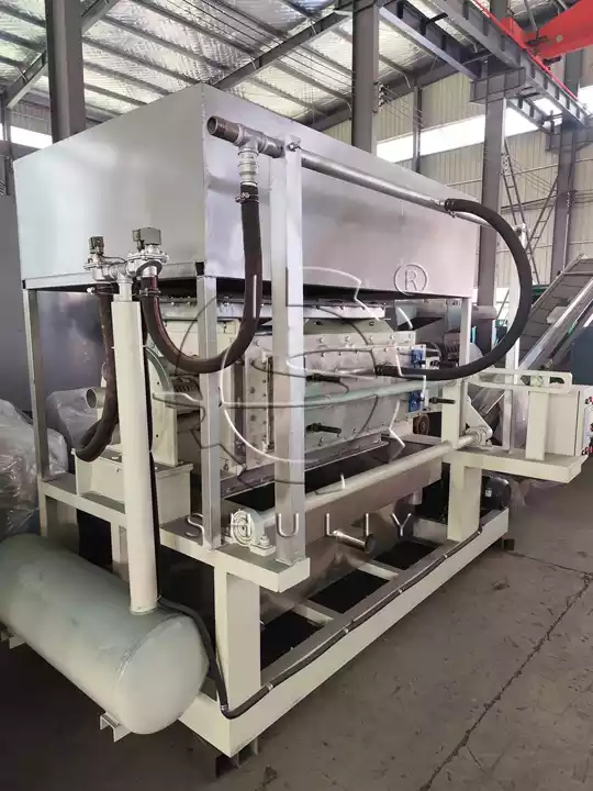 Máquina de bandejas de huevo de papel reciclado