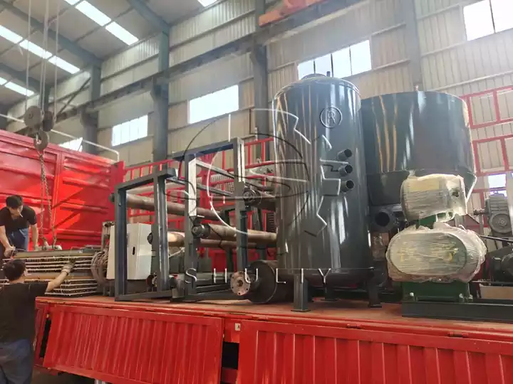 3000pcs/h egg tray production line loading site