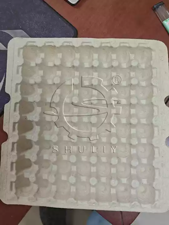 Quail egg packaging tray