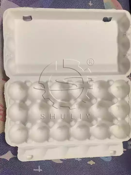 Quail egg tray machine production