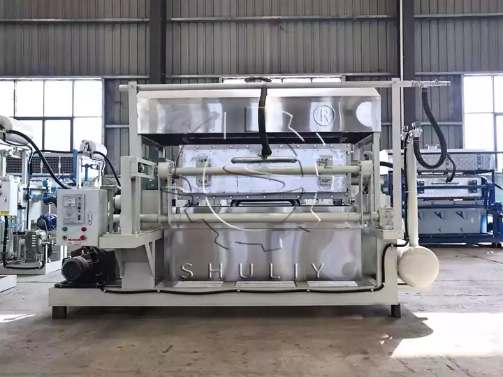 Sustainable pulp molding packaging machine