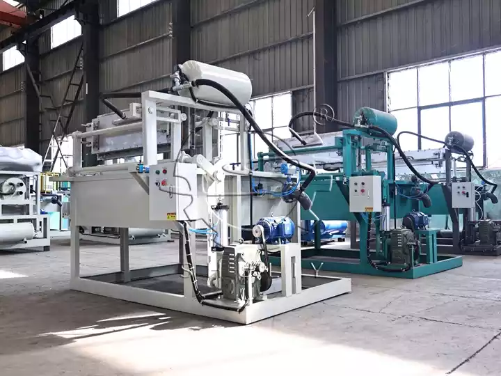 Egg carton making machines