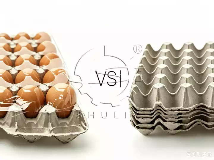 Egg carton production