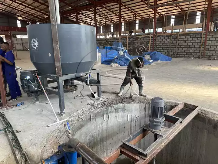 Machine de fabrication de pâte à papier