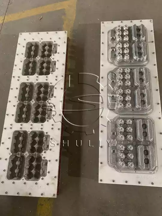 Egg packaging mold