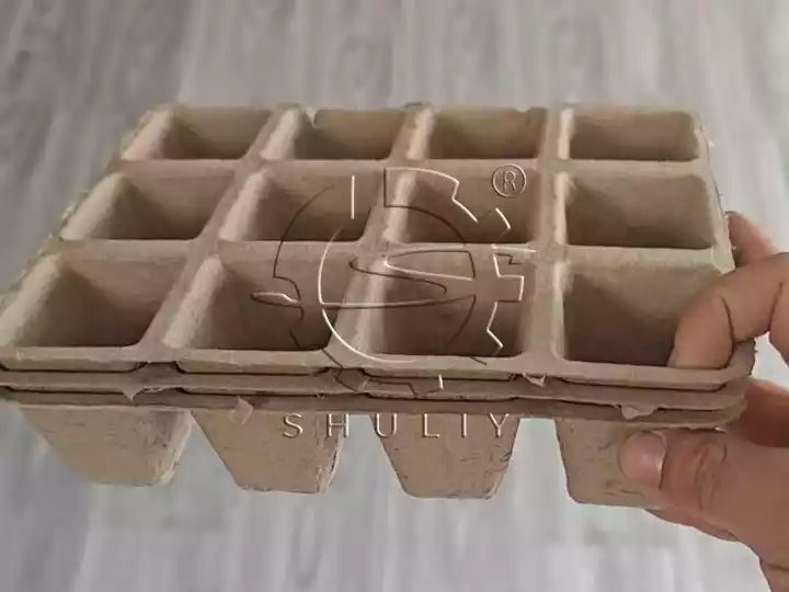 Can An Egg Tray Machine Make Biodegradable Pulp Seedling Trays With Custom Molds? 2 Compostable molded pulp nursery tray