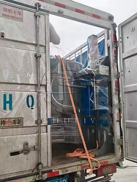 Egg tray making plant full loading